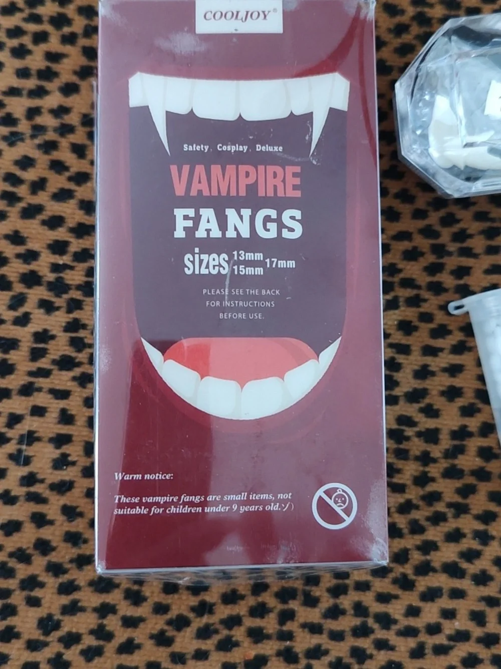 White Vampire Fangs Set - 13mm/15mm/17mm